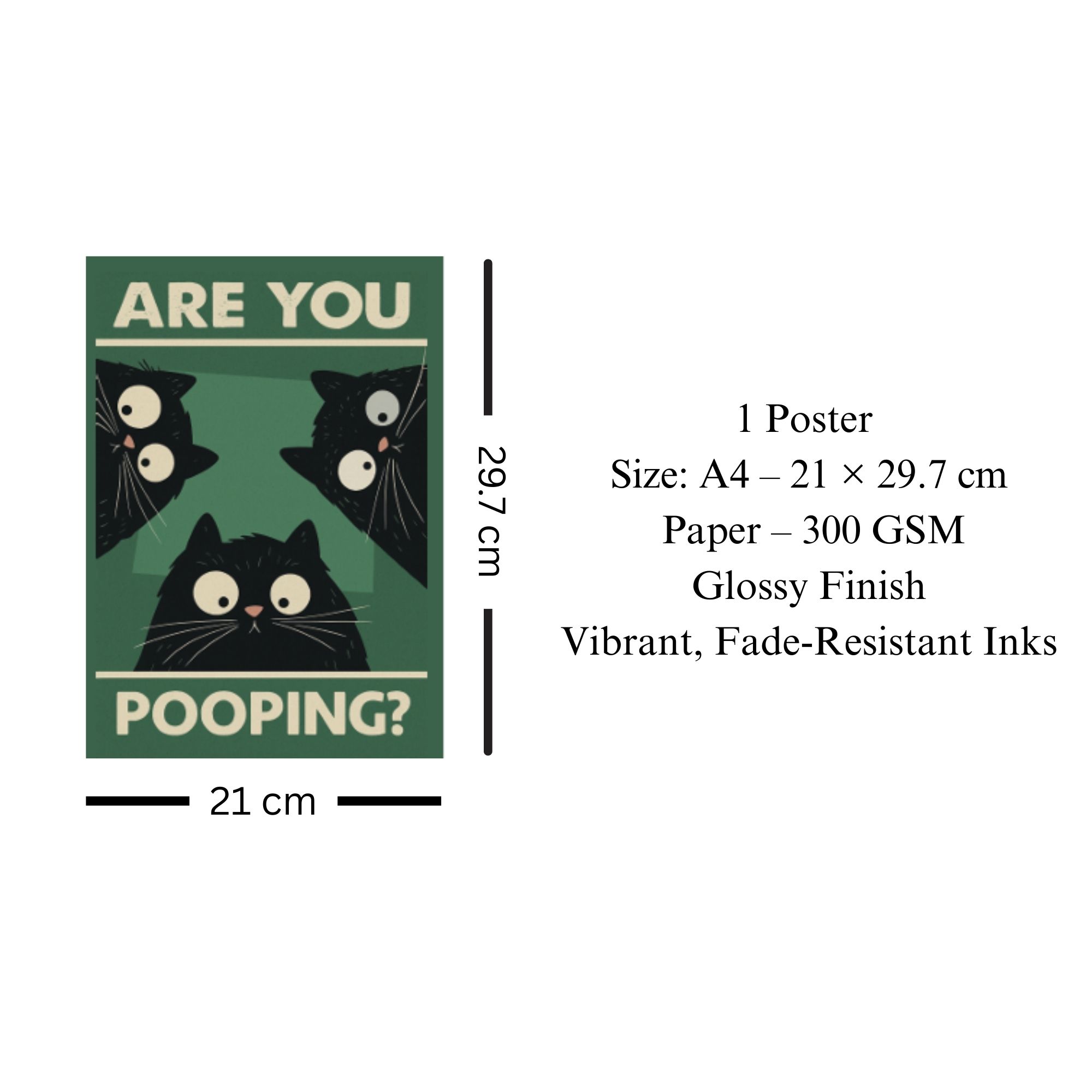Are You Pooping Poster A4 image 3