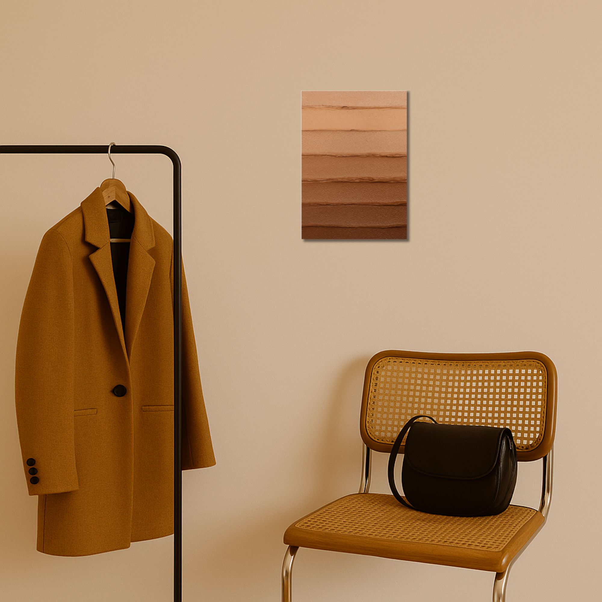 Brown Gradient Minimalist Poster A4 image 2