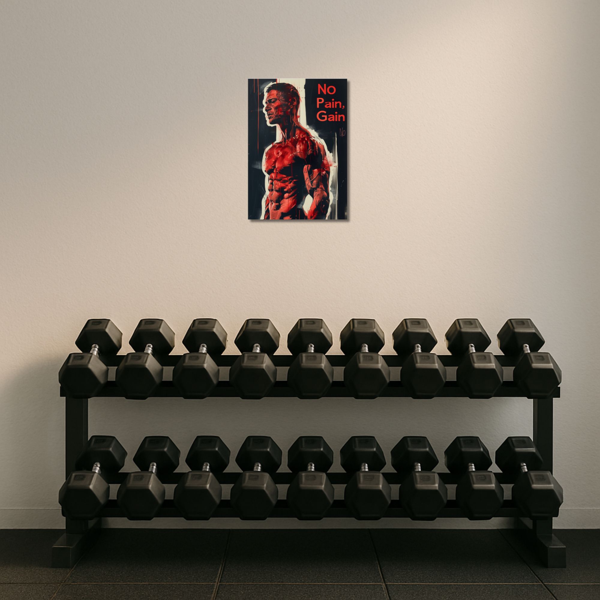 Inner Fire Gym Poster A4 image 2