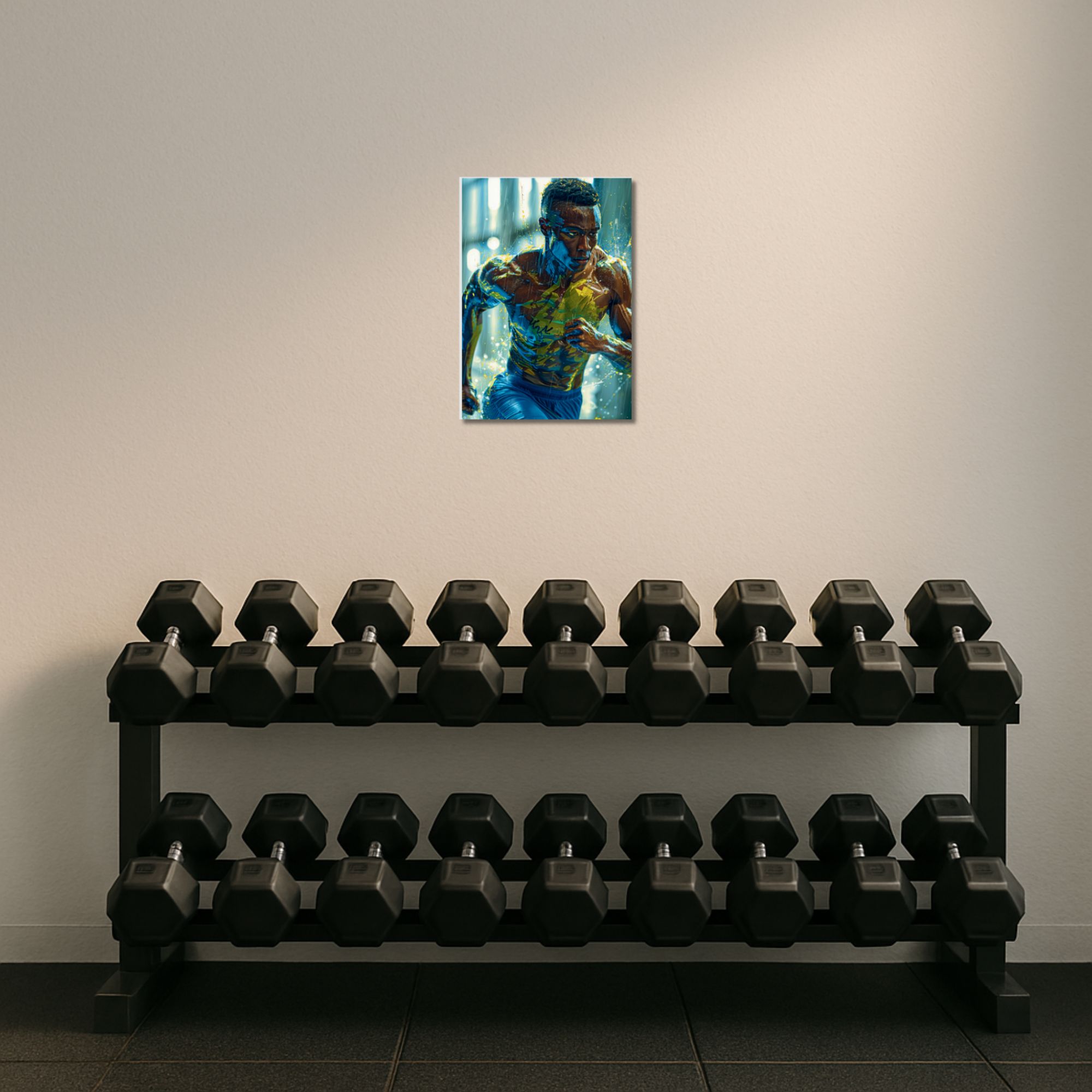 Lightning Speed Gym Poster A4 image 2