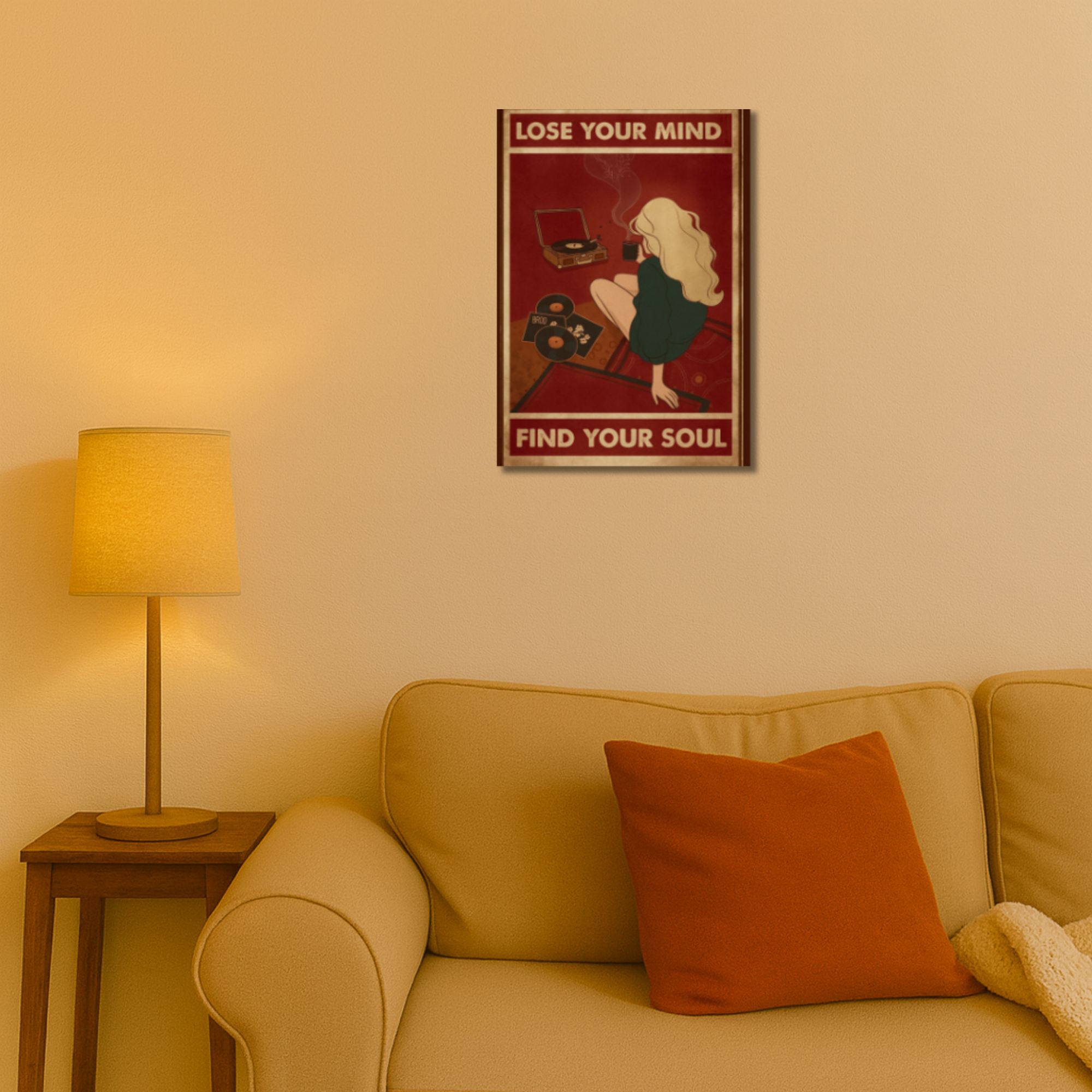 Lose Your Mind Find Your Soul Poster A4 image 2