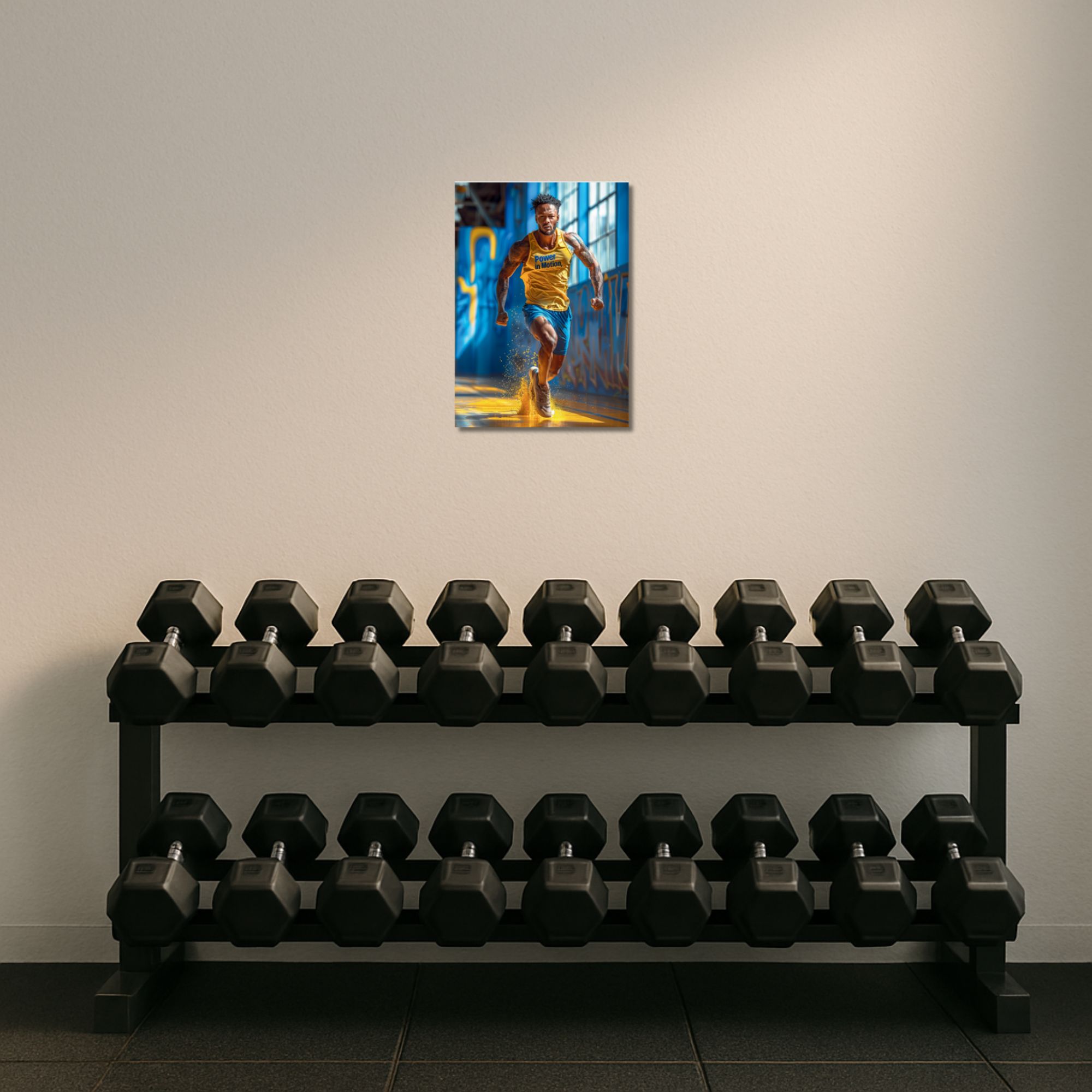 Power in Motion Gym Poster A4 image 2