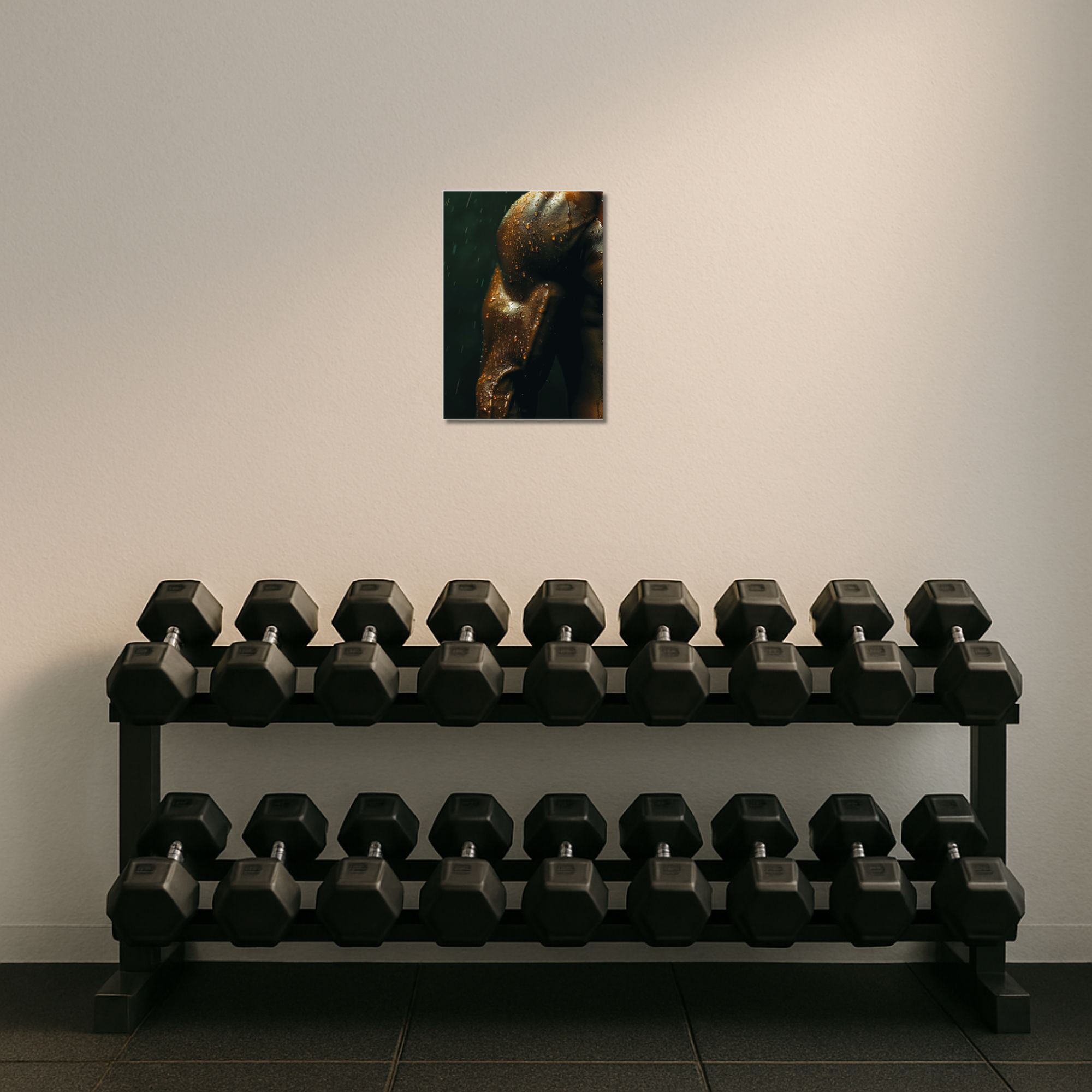 Power & Sweat Gym Poster A4 image 2
