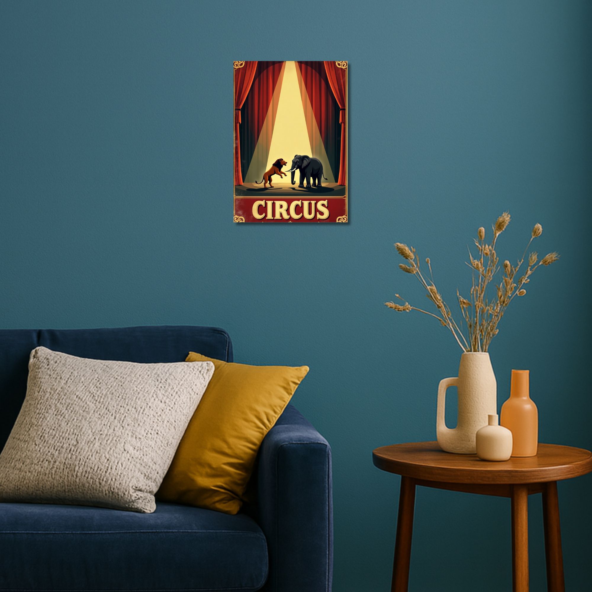 Vintage Circus Poster A4 image 2