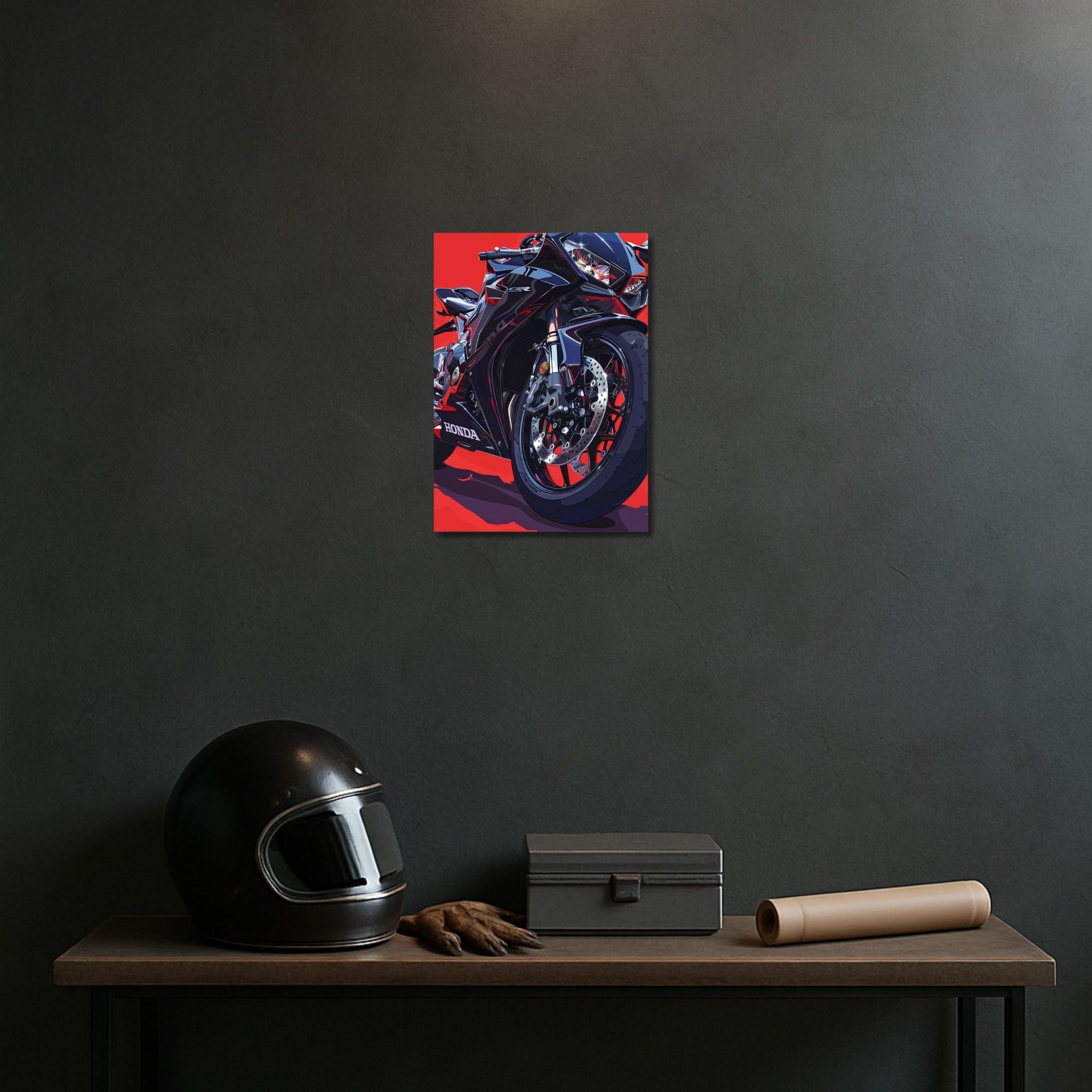 Honda CBR Superbike Poster A4 | Premium Motorcycle Wall Art image 2