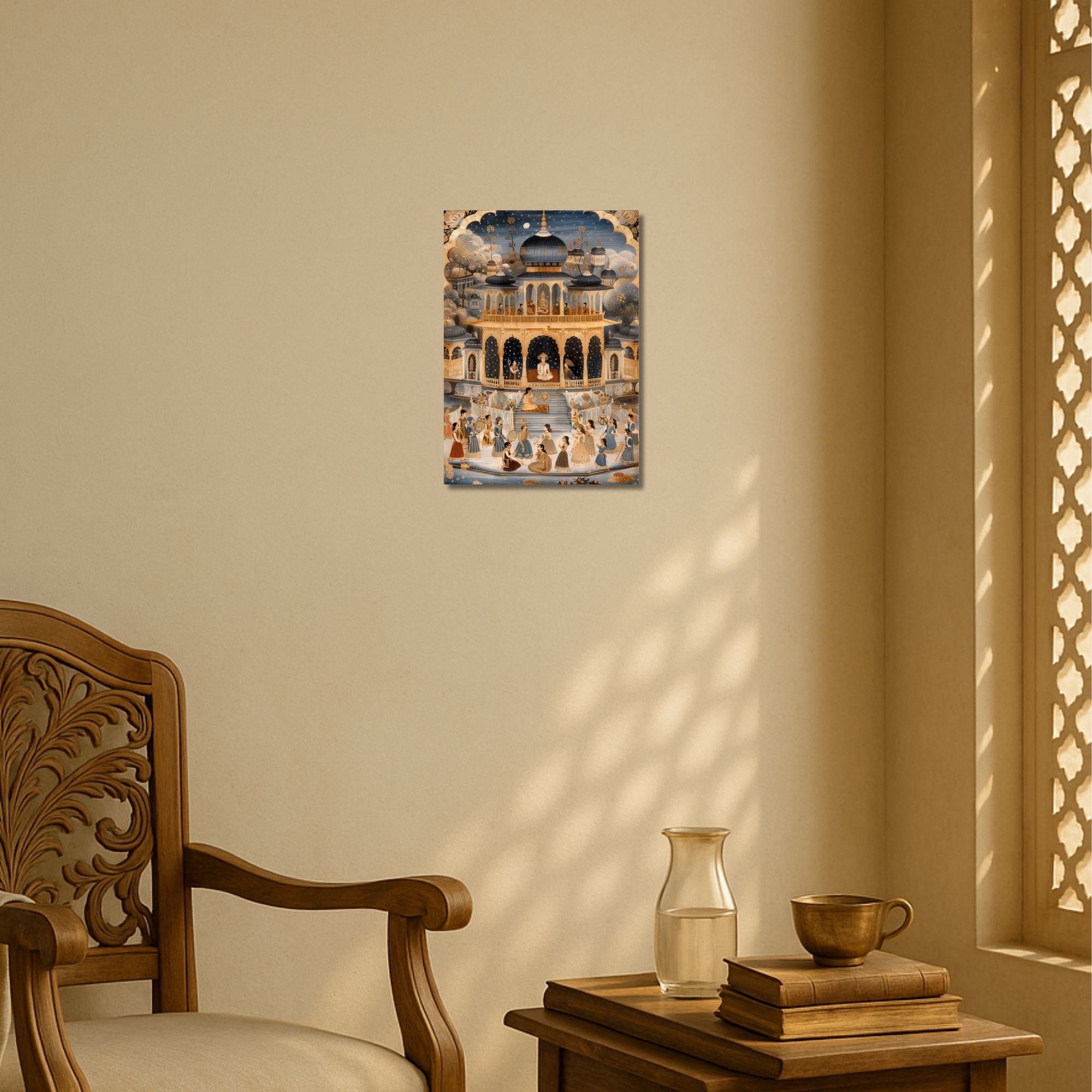 Indian Palace Heritage Poster A4 | Royal Cultural Wall Art image 2