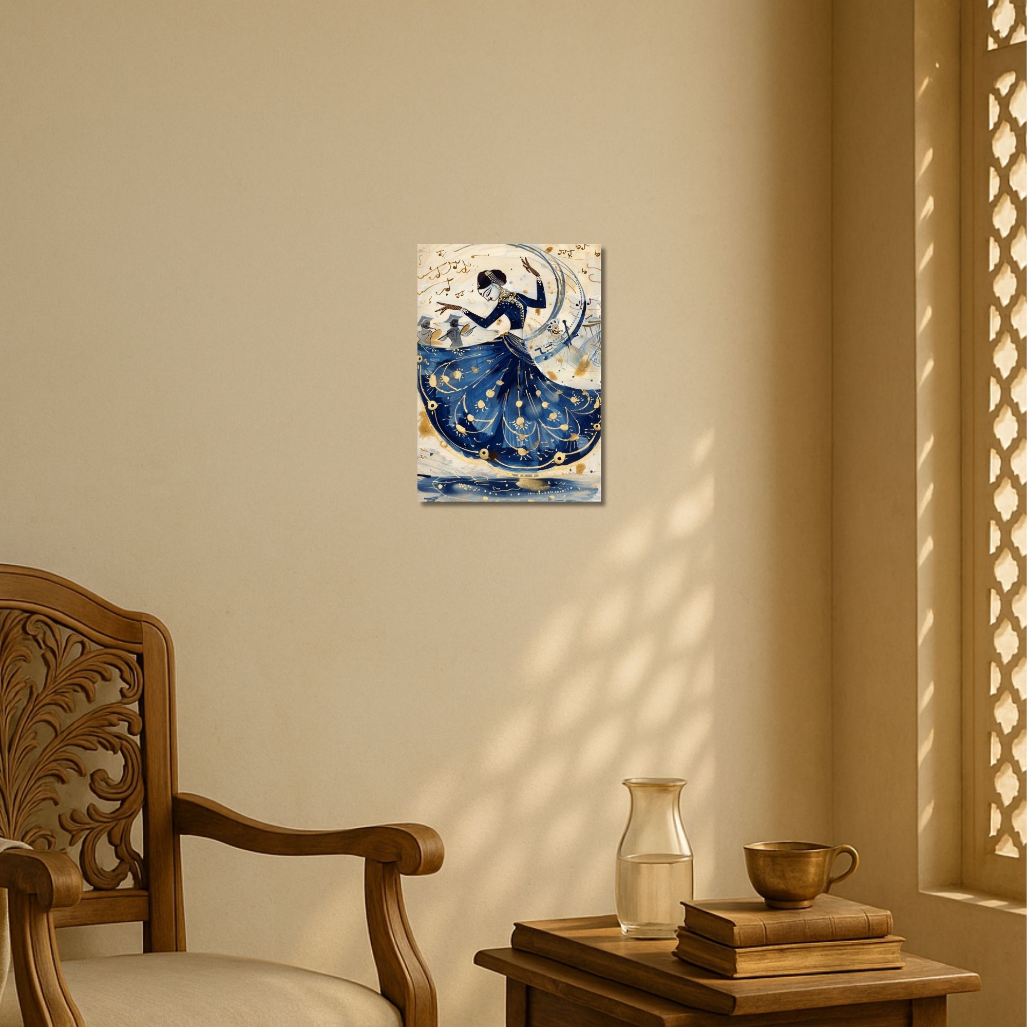 Kathak Dance Poster A4 | Indian Culture Performing Arts Wall Art image 2