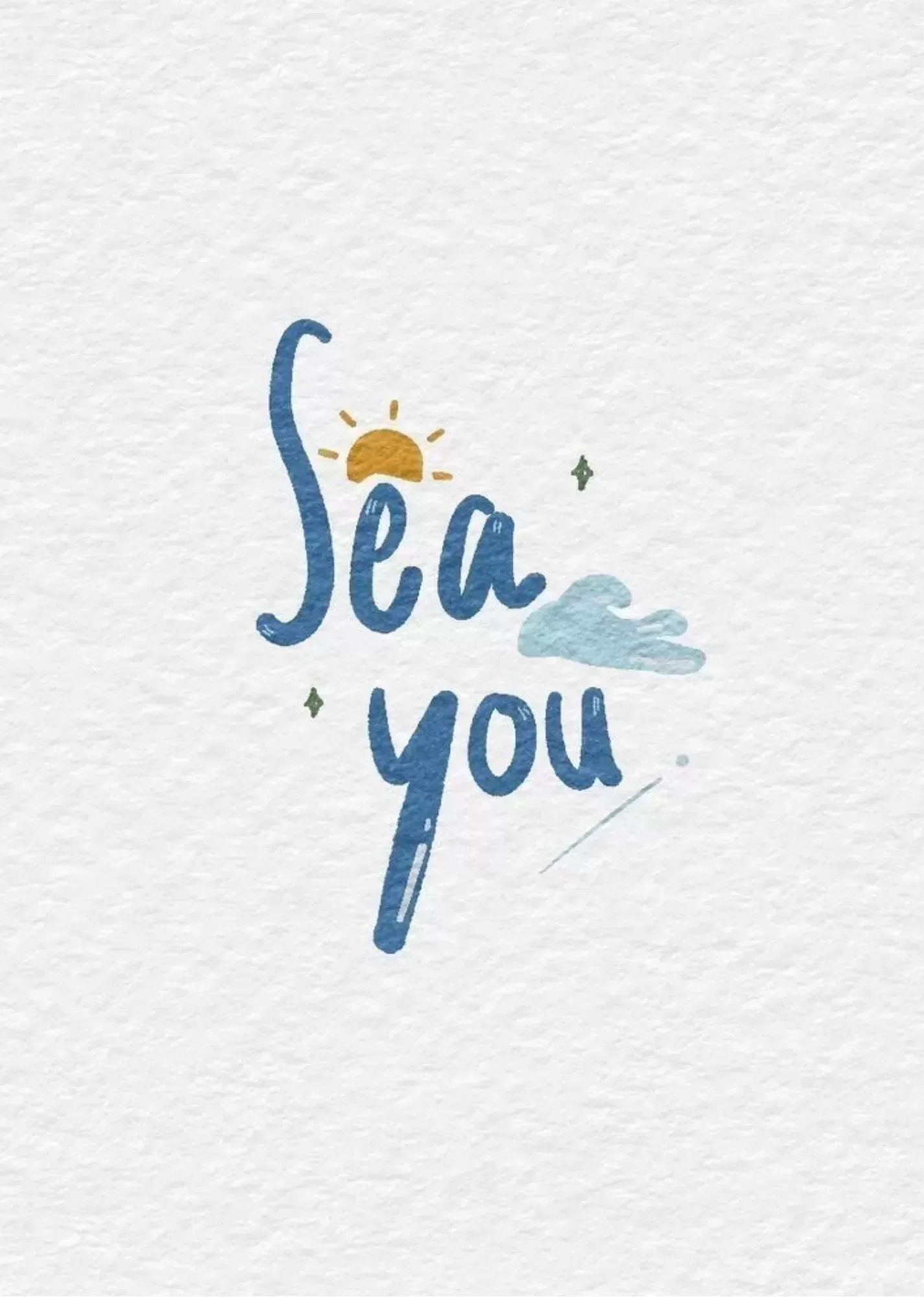A5 Blue Aesthetic Motivational Typography Poster – What You’re Choosing - A5 Blue Aesthetic Typography Poster – Sea You Minimal Art