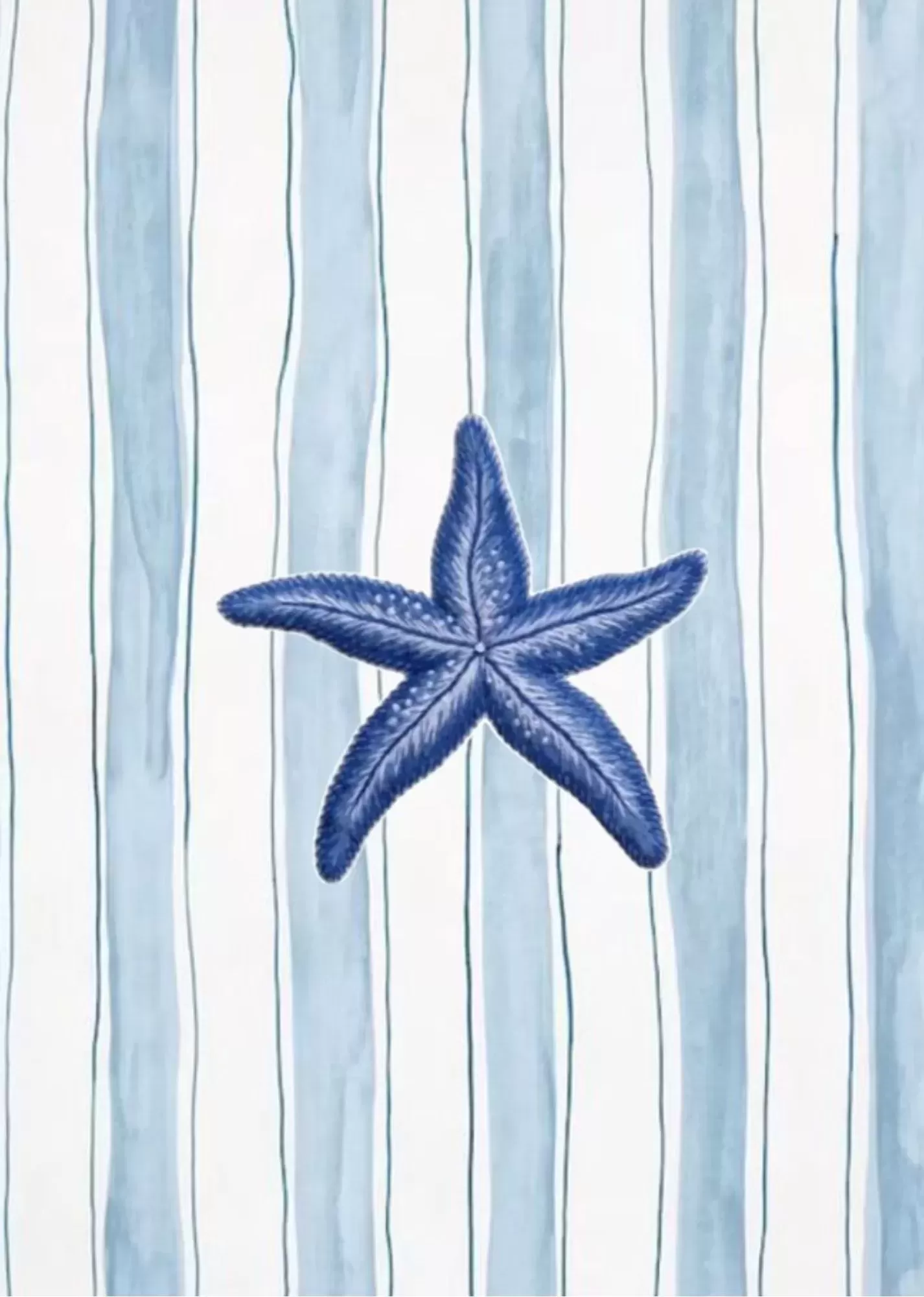 A5 Blue Aesthetic Motivational Typography Poster – What You’re Choosing - A5 Blue Aesthetic Starfish Illustration Poster – Coastal Wall Art