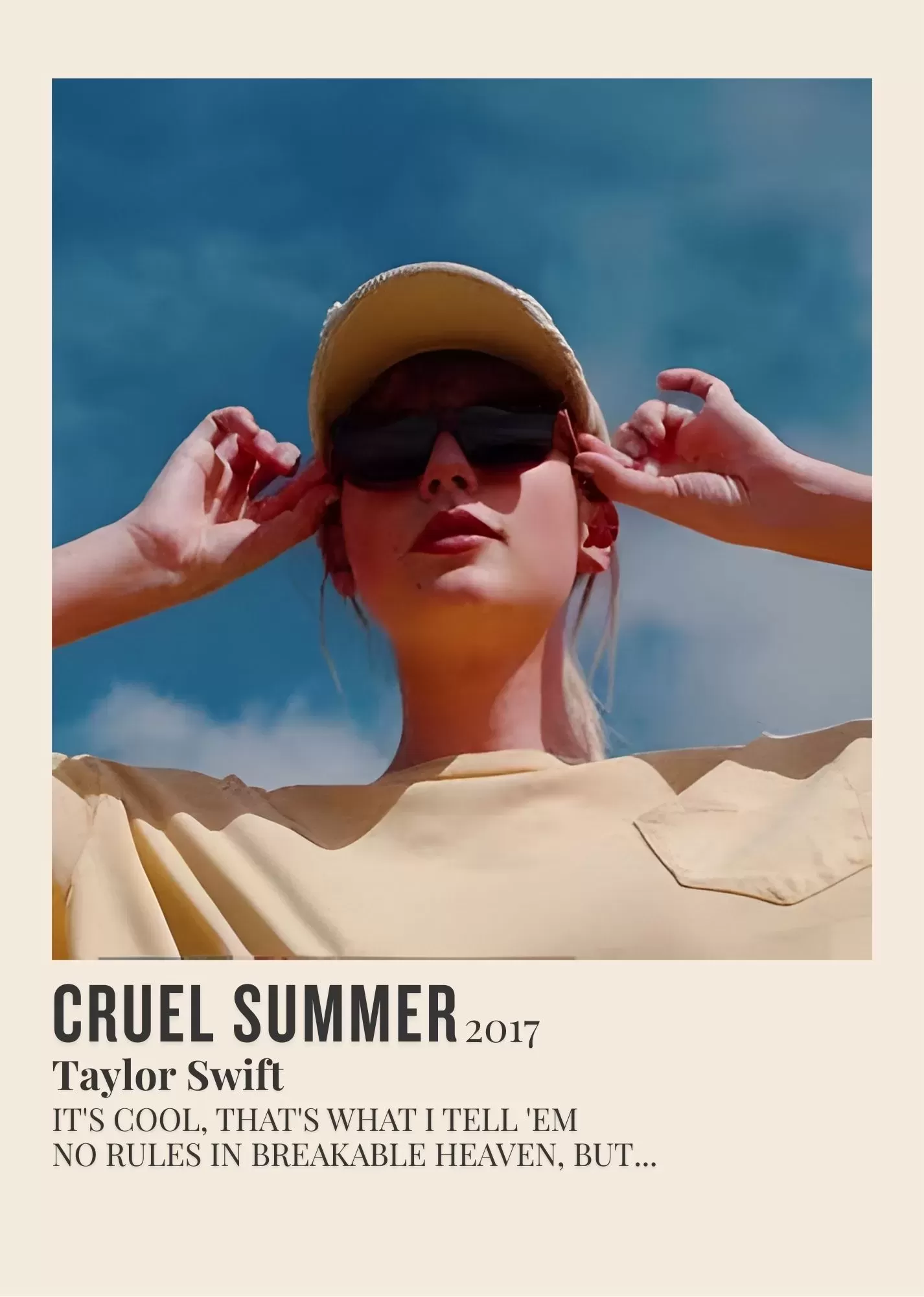 Summertime Sadness Aesthetic Music Poster – A5 Size - I Wanna Be Yours Minimal Waveform Poster – A5 Size