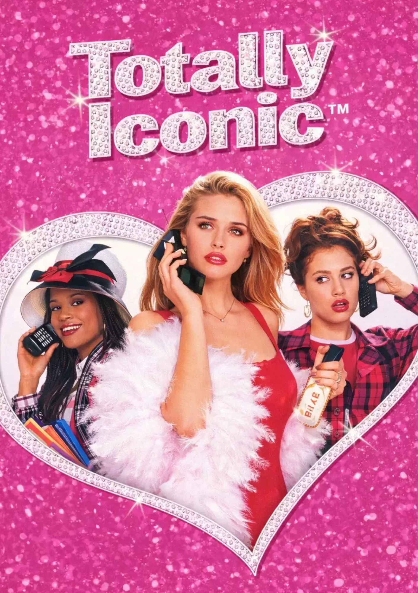Watercolour Pink Flower with Soft Ribbon Aesthetic Art – A5 Poster - Totally Iconic Pink Pop Culture Movie Art – A5 Poster