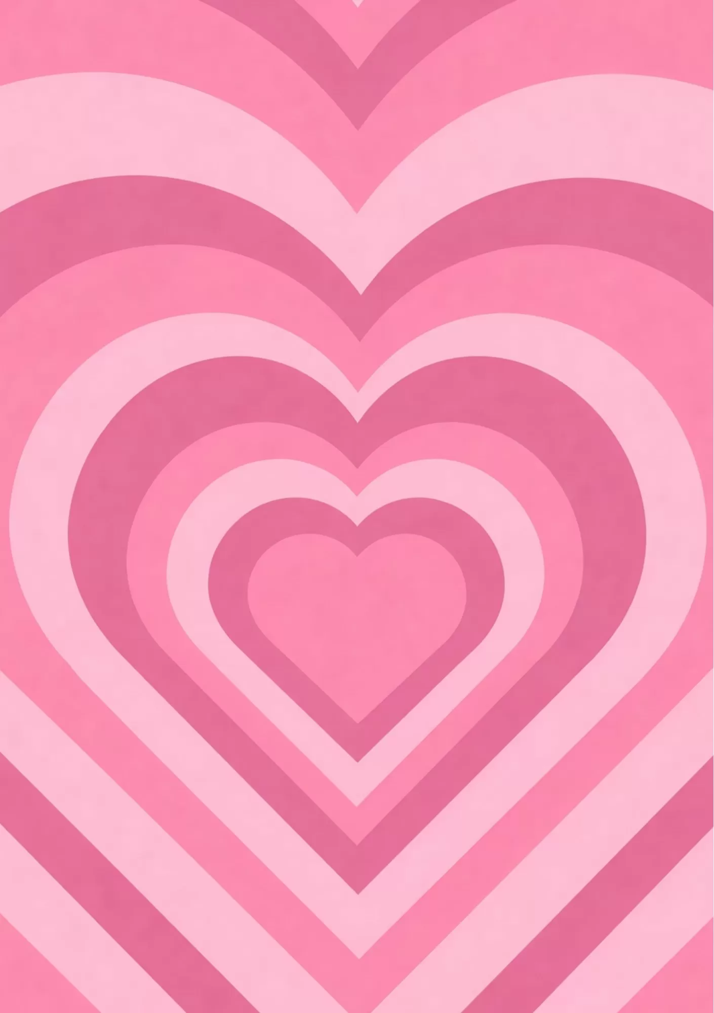 You Can Do It Bold Pink Motivation Quote – A5 Poster - Layered Pink Heart Pattern Retro Aesthetic – A5 Poster