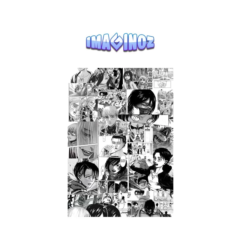 Attack on Titan Manga Panel Anime Poster A5