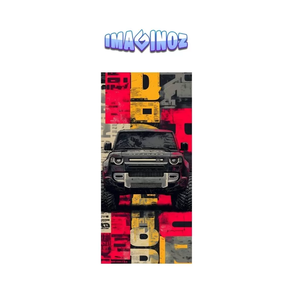 Land Rover Defender Off Road Poster